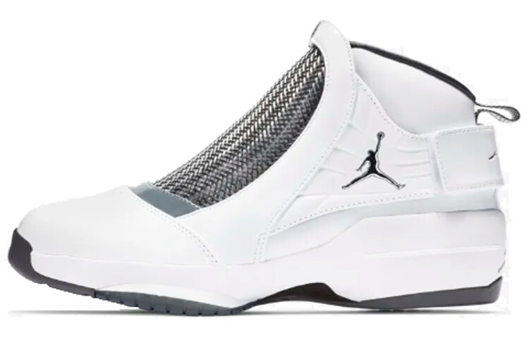 

Jordan 19 Retro White Flint Винтажные баскетбольные кроссовки мужские серые