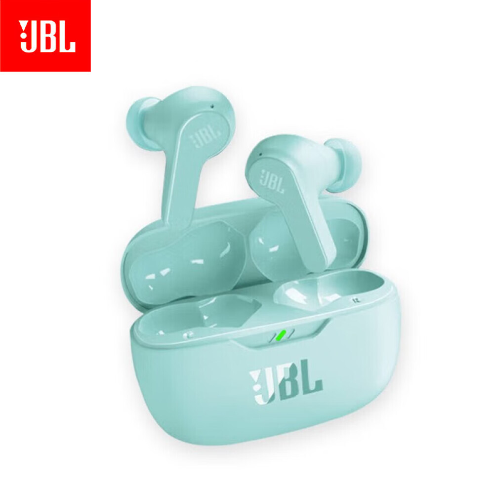 

Bluetooth-гарнитура JBL Wave Beam спортивная с шумоподавлением, мятно-зеленый