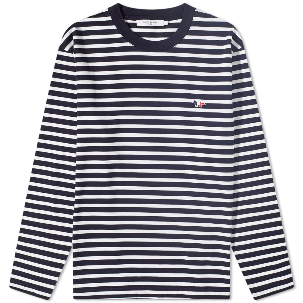 

Футболка Maison Kitsuné Tricolor Fox Patch Classic Marin Tee, Серый
