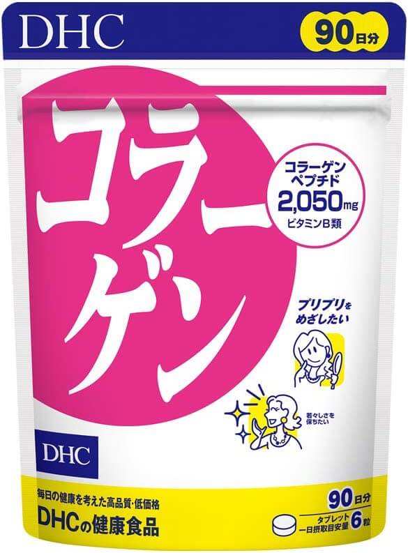 цена Пищевая добавка DHC Collagen, 90 драже