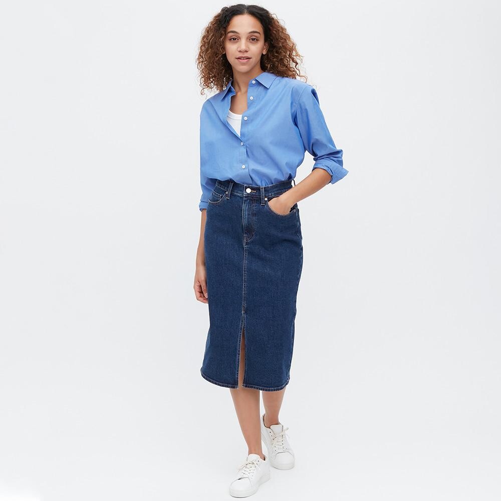 

Юбка Uniqlo, синий