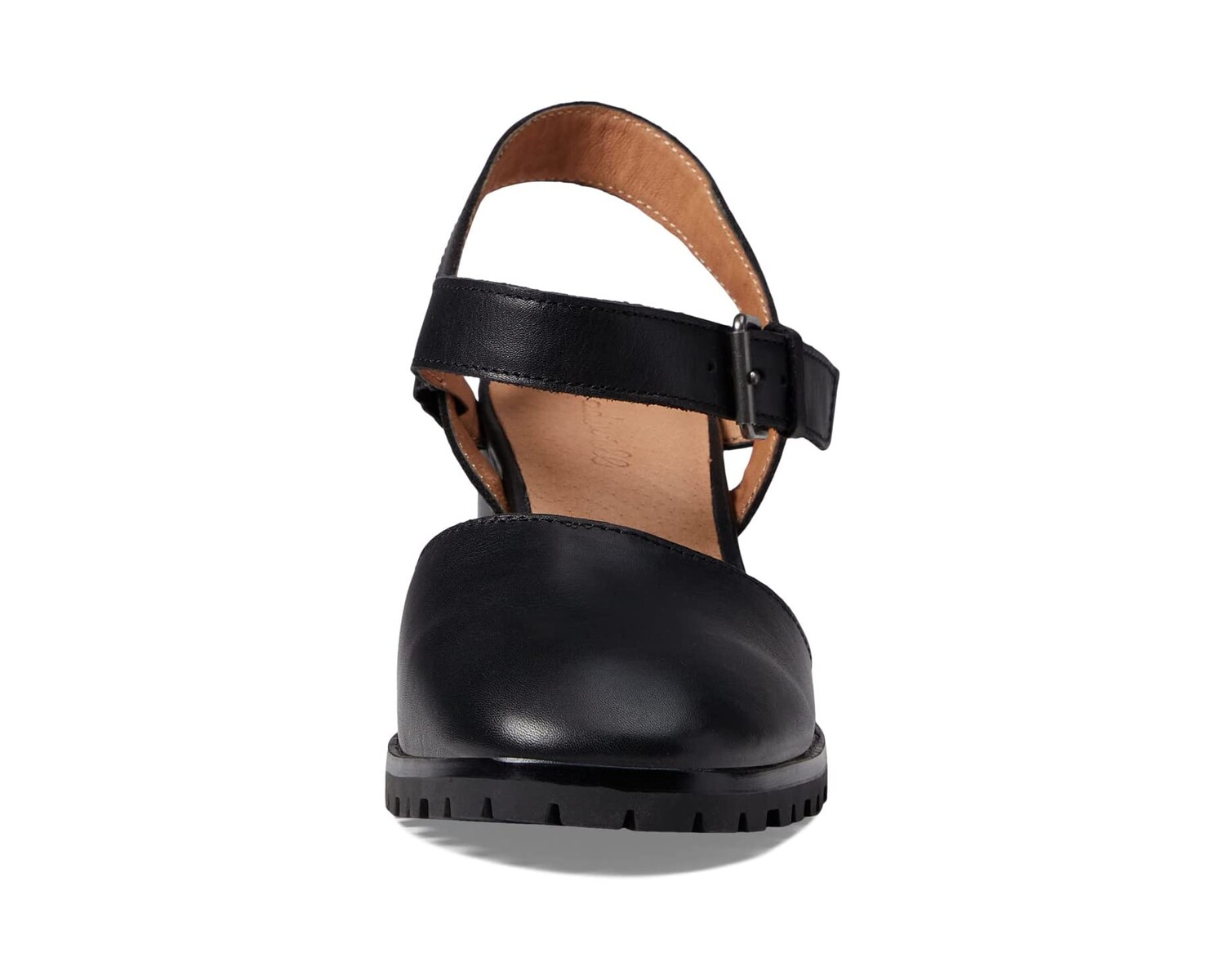 

Туфли на каблуках The Claudie Heeled Lugsole Mary Jane in Leather Madewell, черный