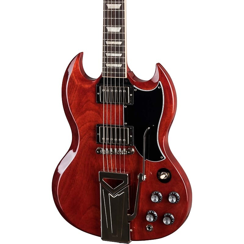 

Gibson SG Standard 61 Sideways Vibrola - Vintage Cherry Gibson SG 61 Sideways Vibrola - Cherry