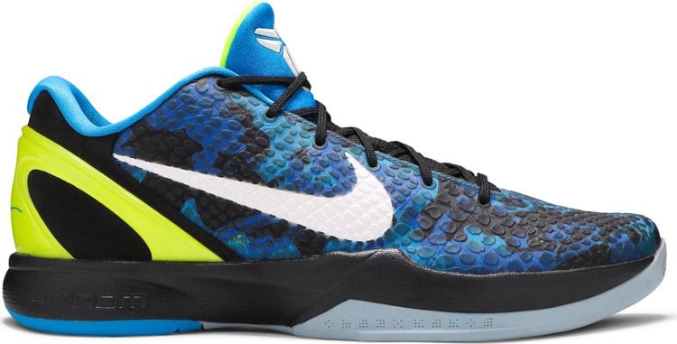 Лимитированные кроссовки Nike Zoom Kobe 6 'Blue Camo', синий - фото