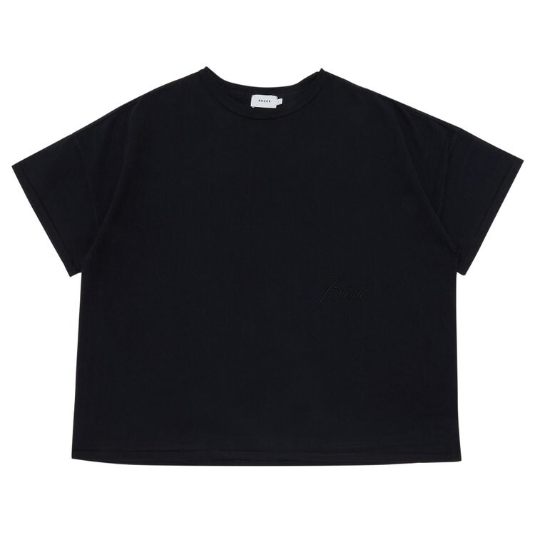 

Футболка Rhude Reverse Tee 'Vintage Black', белый