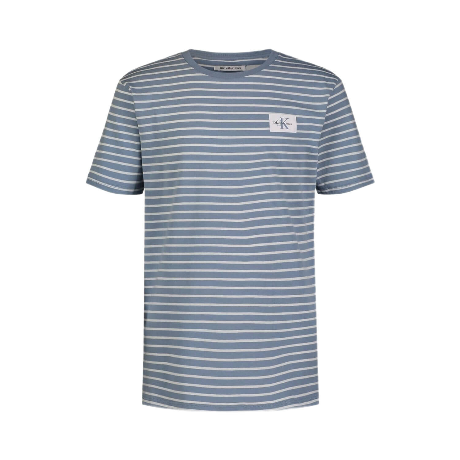 

Футболка с круглым вырезом для мальчиков Calvin Klein Linear Stripe, синий/белый