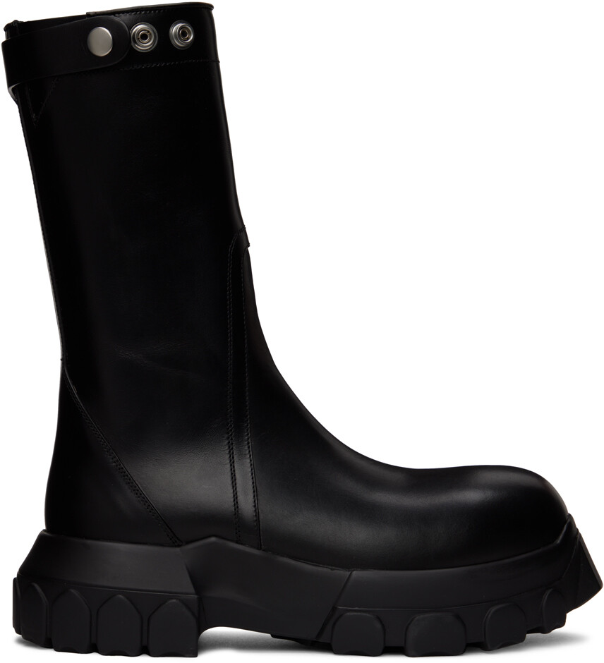 

Черные полусапоги на платформе Rick Owens