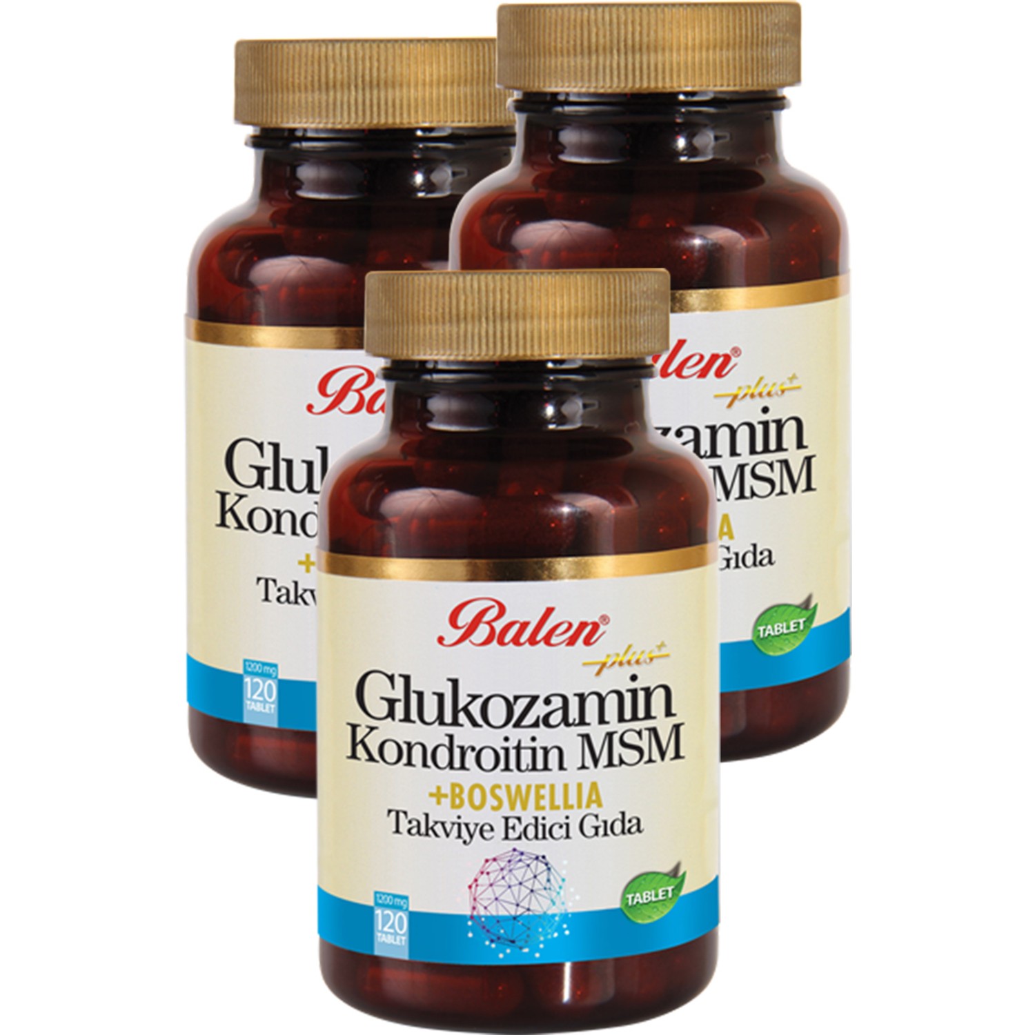 Пищевая добавка Balen Глюкозамин 1200 мг 120 капсул глюкозамин хондроитин мсм bombbar таблетки 1580мг 90шт