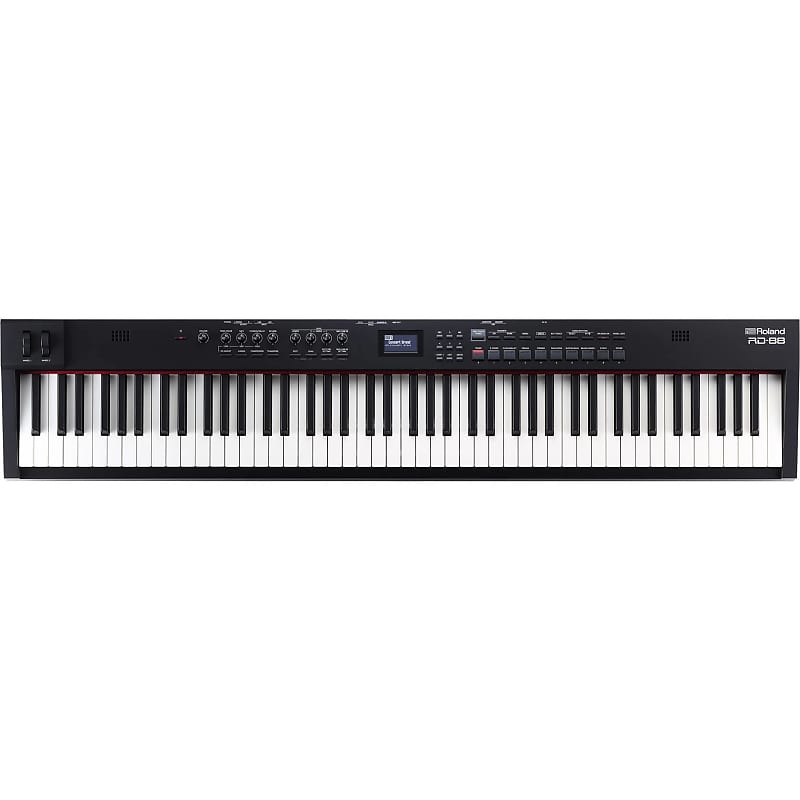 Roland RD-88 88-клавишное сценическое пианино с динамиками RD-88 88-key Stage Piano with Speakers tablature piano chord practice sticker 88 key beginner piano fingering diagram large piano chord chart poster for students