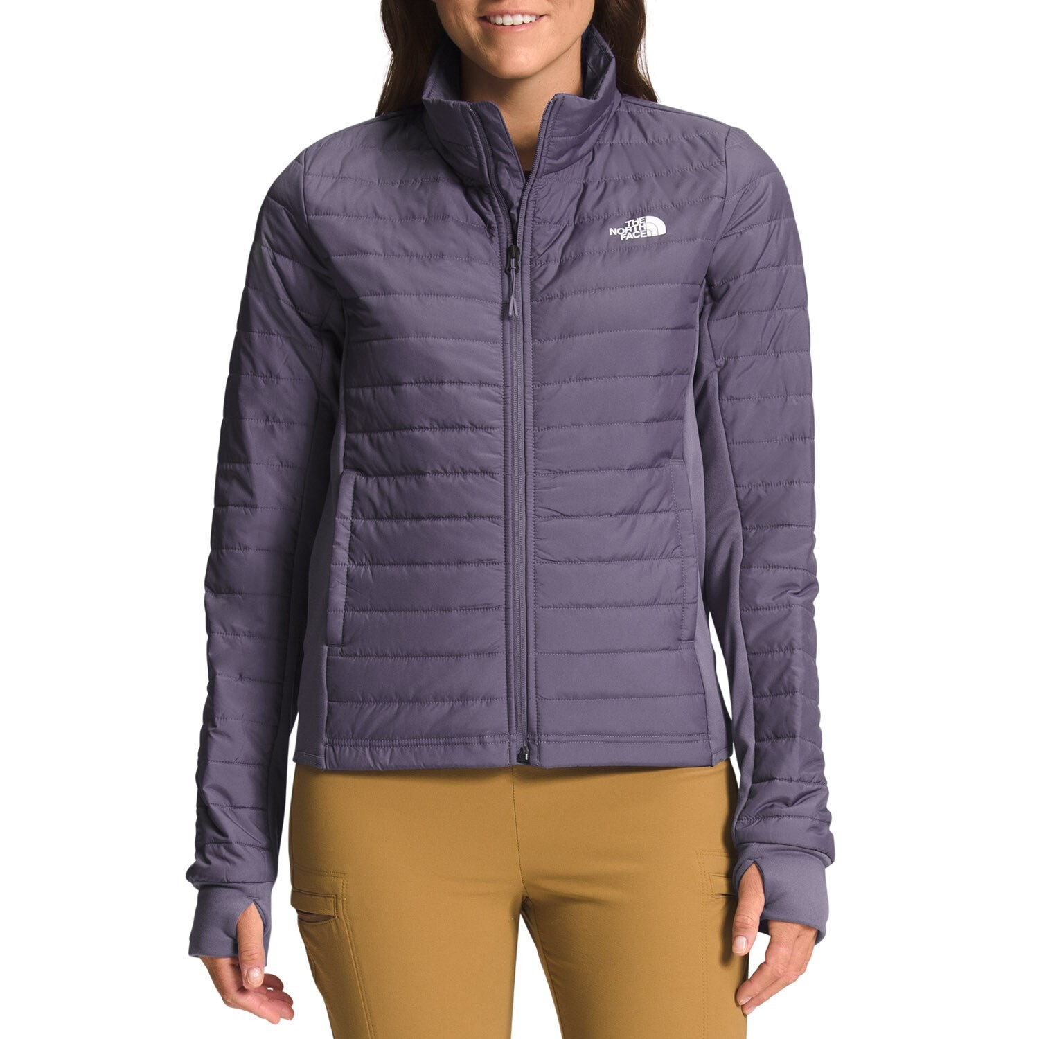 

Куртка The North Face Canyonlands Hybrid — женская, lunar slate, Серый