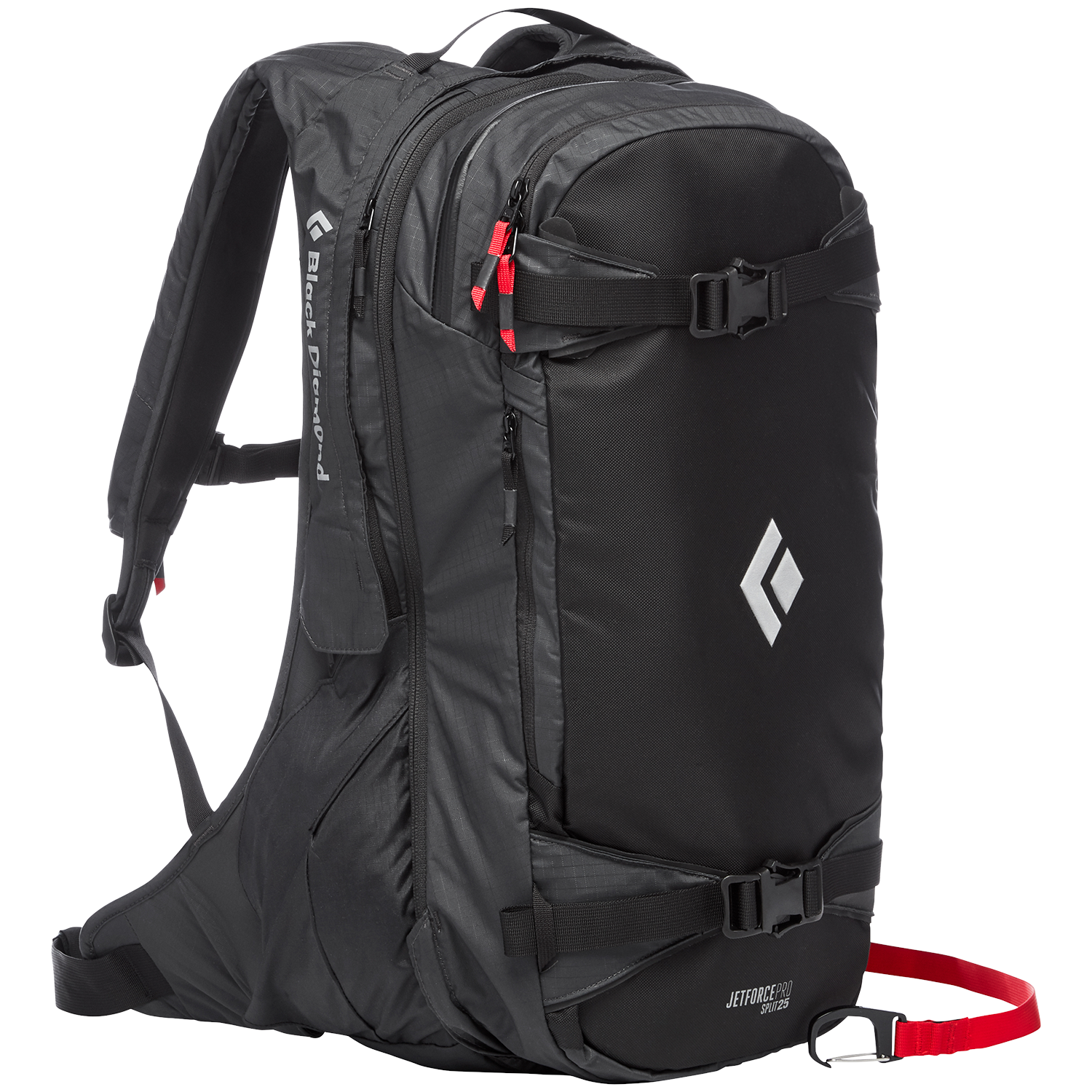 Рюкзак Black Diamond Jetforce Pro Split 25 л с подушкой безопасности, черный рюкзак черный 10 л