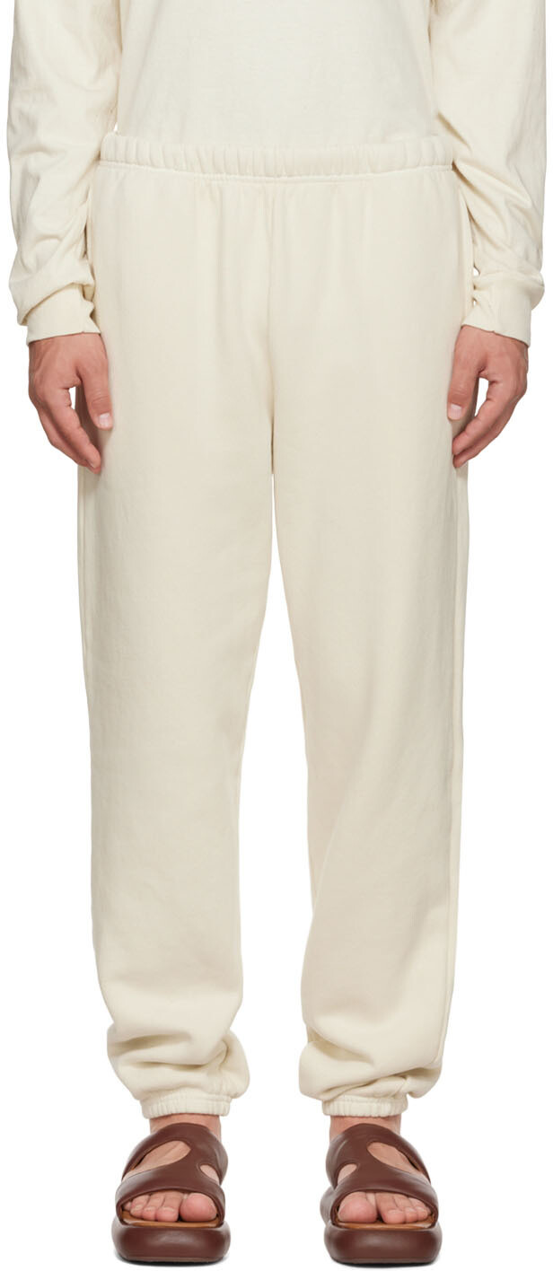 

Брюки Off-White из хлопка для отдыха Les Tien