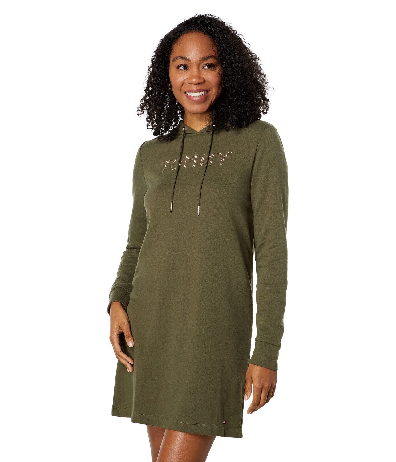 

Платье Tommy Hilfiger, Logo Knit Hoodie Dress
