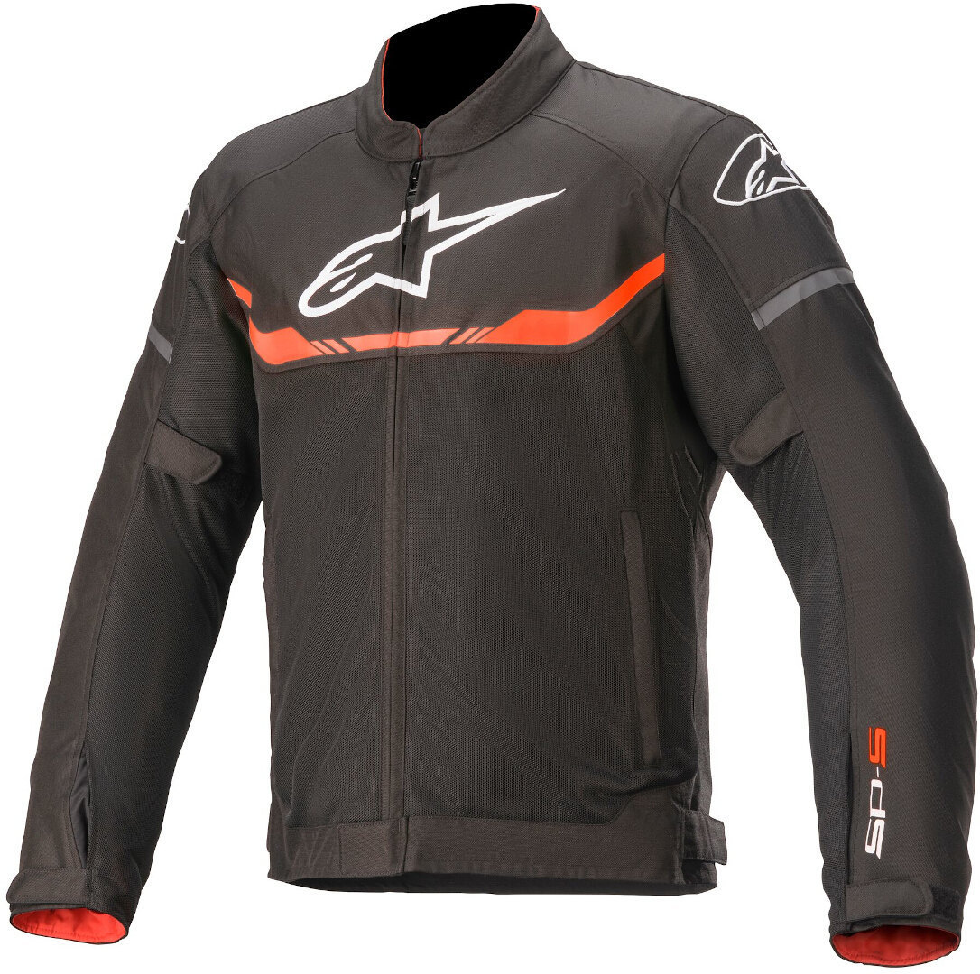 Мотоциклетная текстильная куртка Alpinestars T-SPS Air, черный/красный