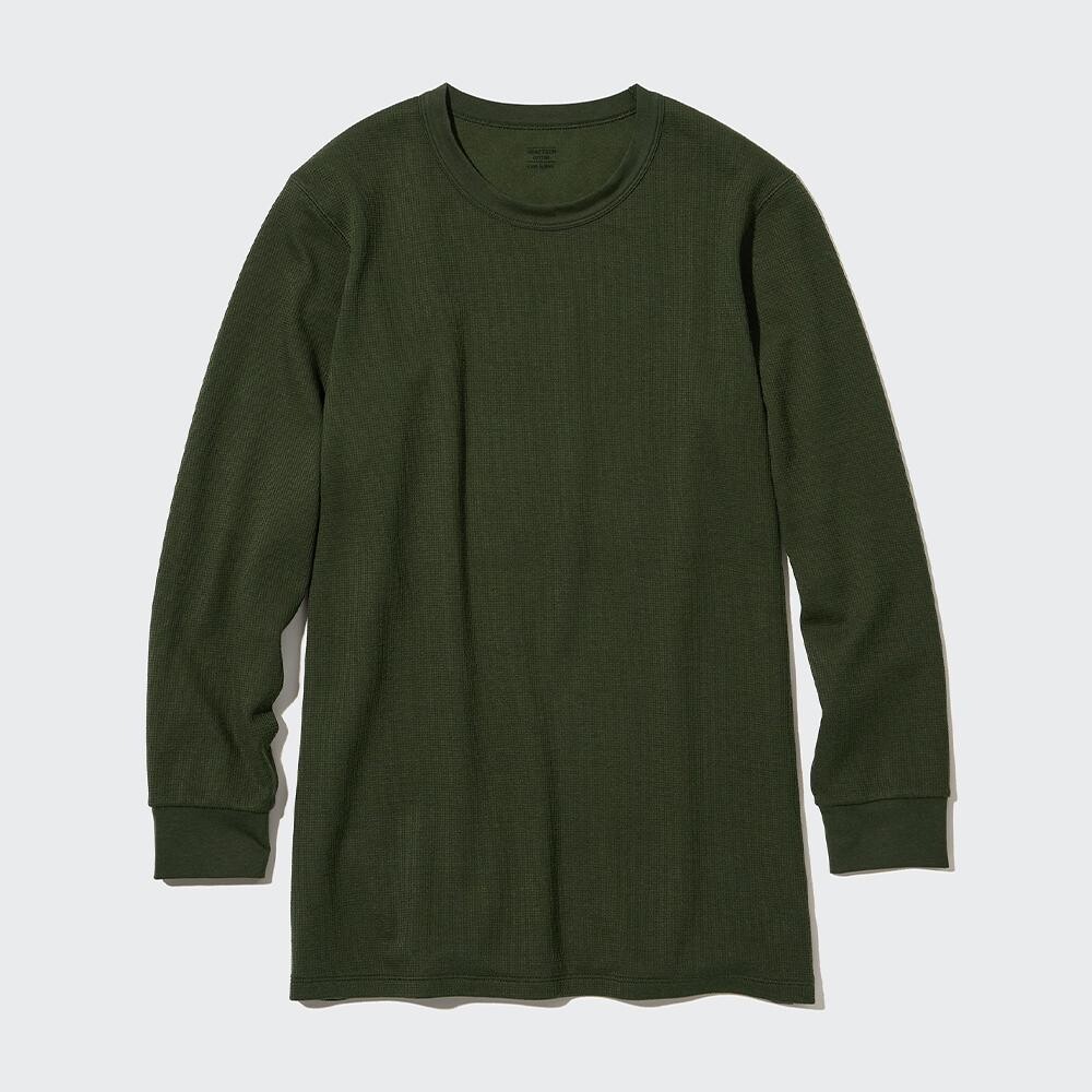 

Футболка хлопковая Uniqlo, оливковый