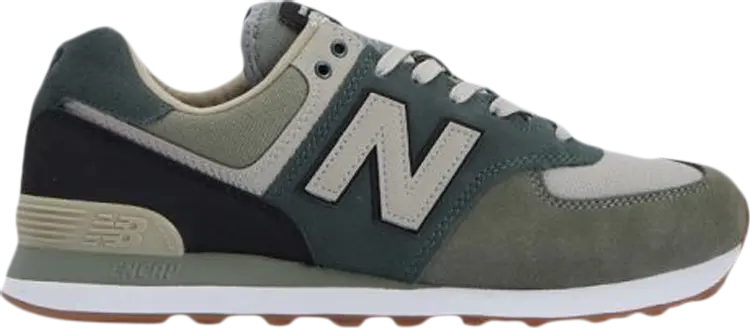 

Кроссовки New Balance 574, серый/зеленый