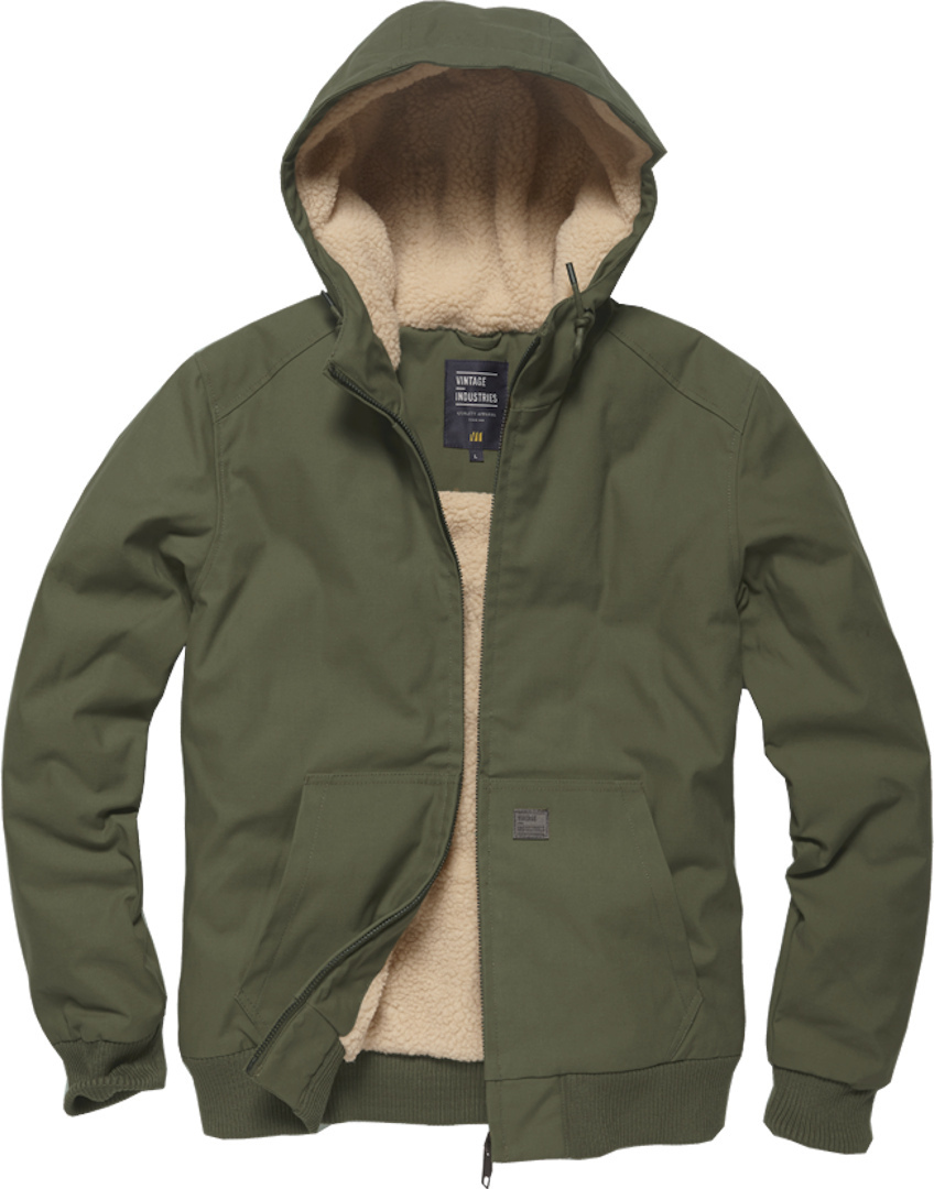 Куртка Vintage Industries Datton, зеленая undercover куртка зеленая с вышивкой