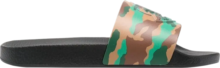 

Сандалии Moncler Basile Pool Slide Camo, зеленый