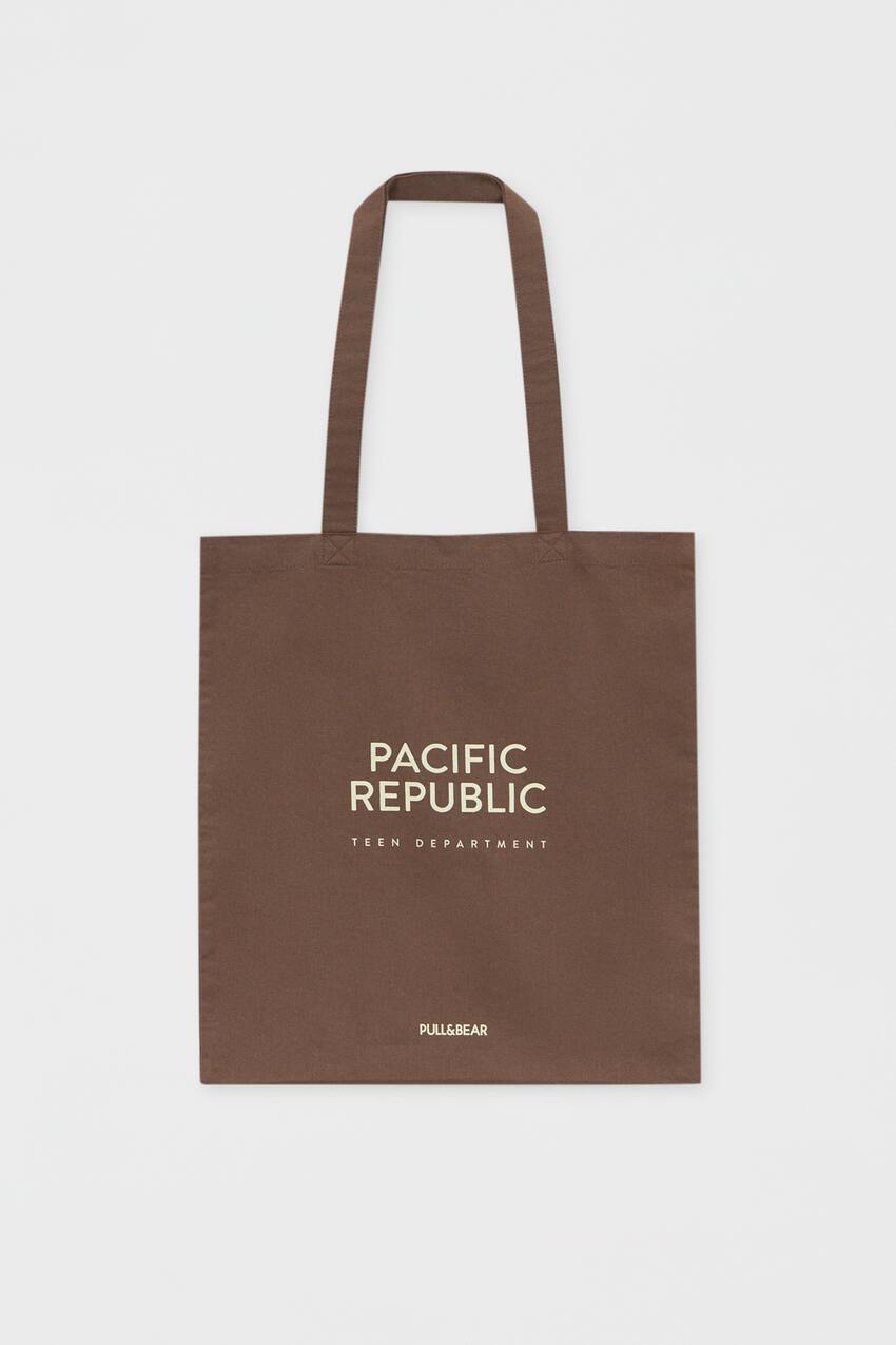 

Сумка-тоут Pacific Republic Pull&Bear, коричневый