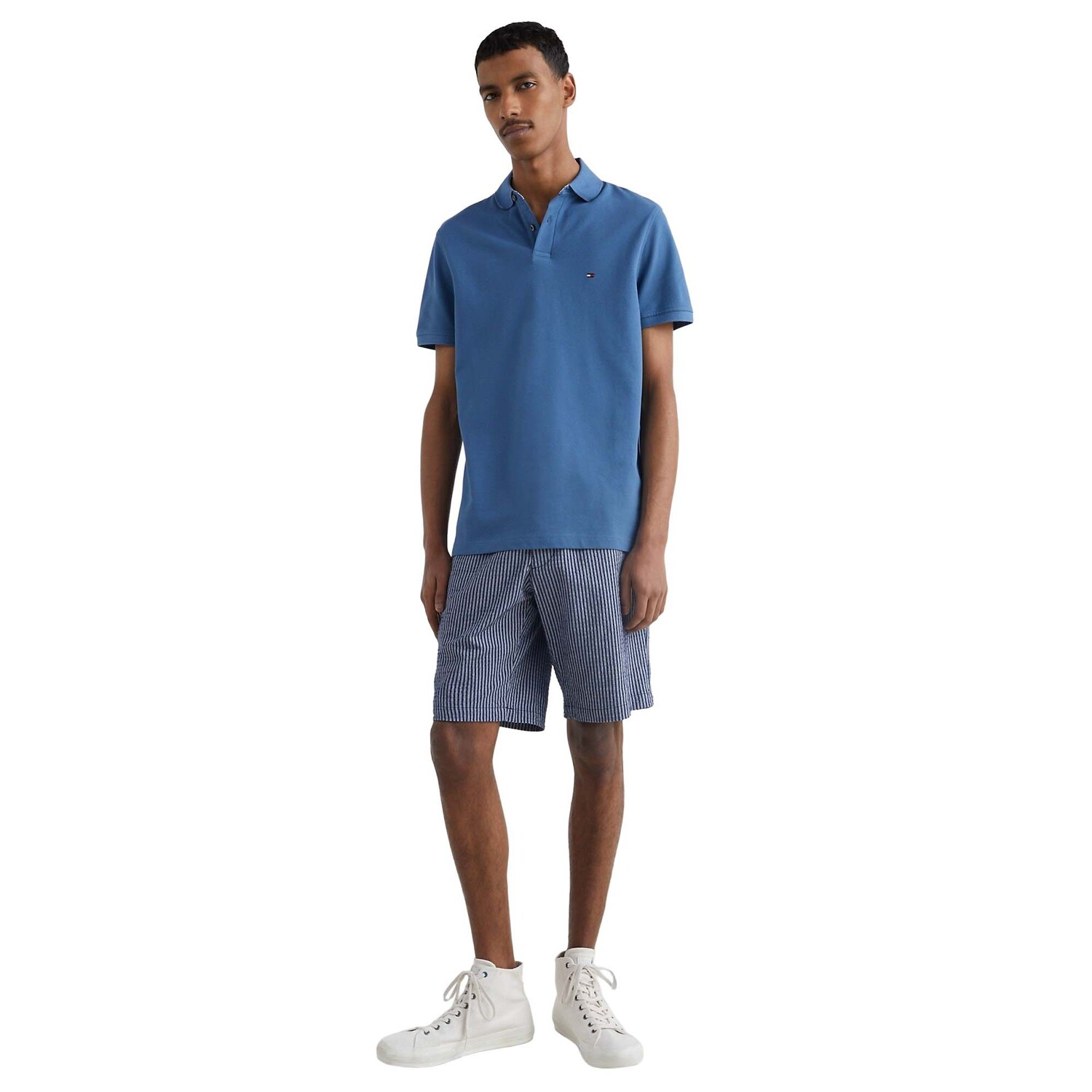 

Поло Tommy Hilfiger 1985 Regular Fit, темно-голубой