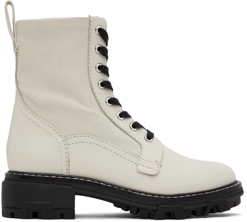 

Белые ботильоны Shiloh rag & bone, Белый