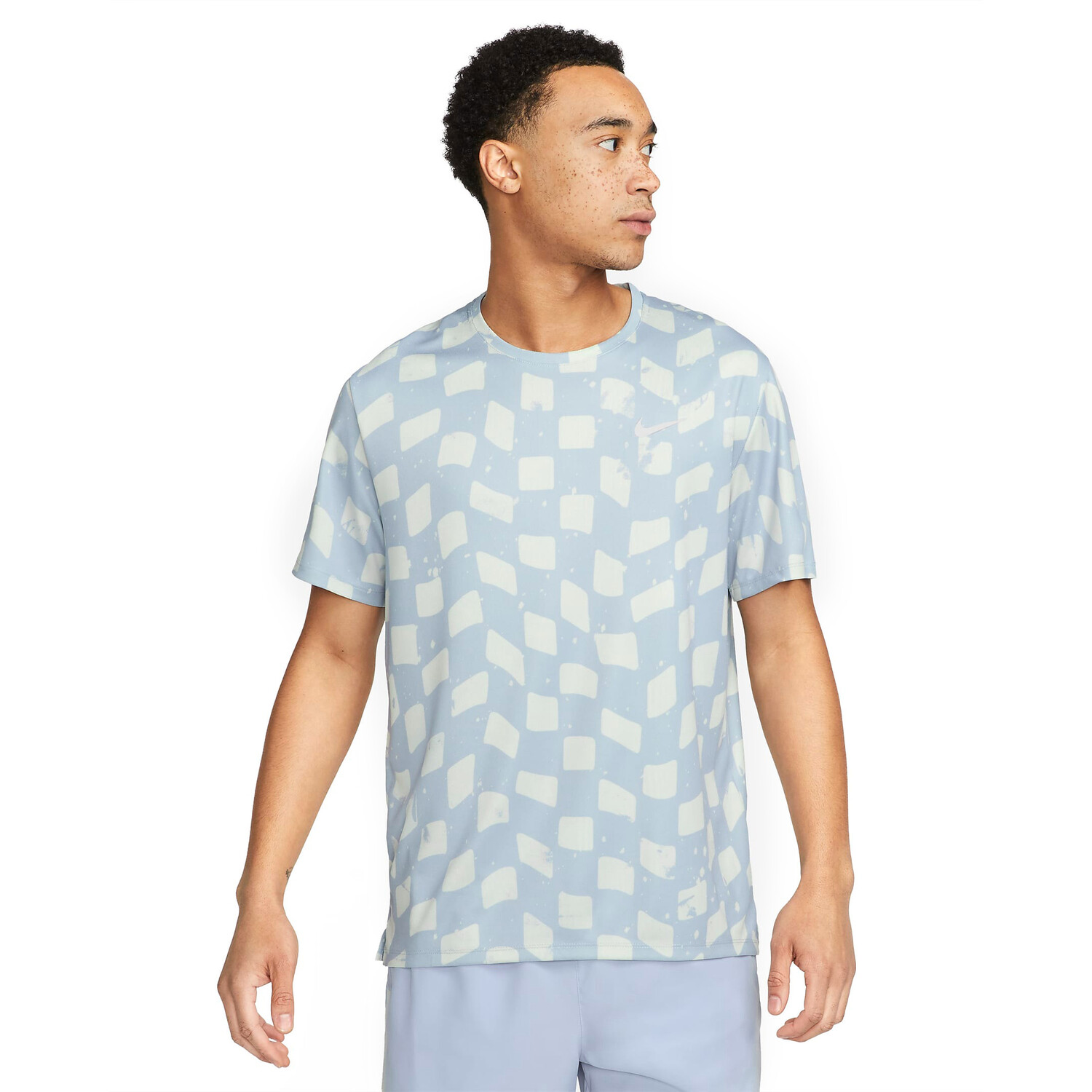 

Футболка Nike Dri-Fit Miler Men's Short-Sleeve Running, голубой