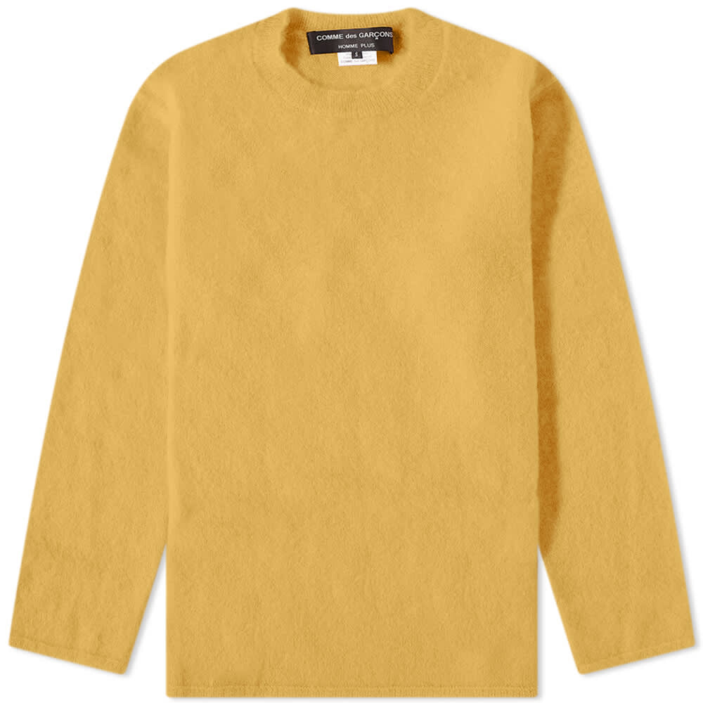 

Джемпер Comme des Garçons Homme Plus Brushed Mohair Crew Knit, Желтый