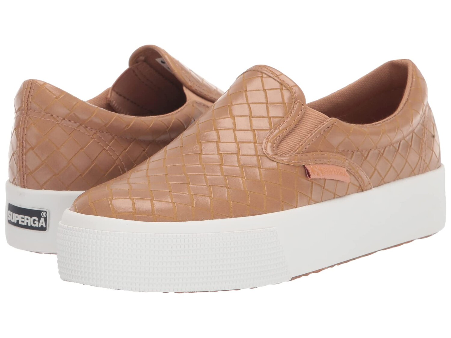

Кроссовки Superga, 2306 Slip-On Woven Faux Leather
