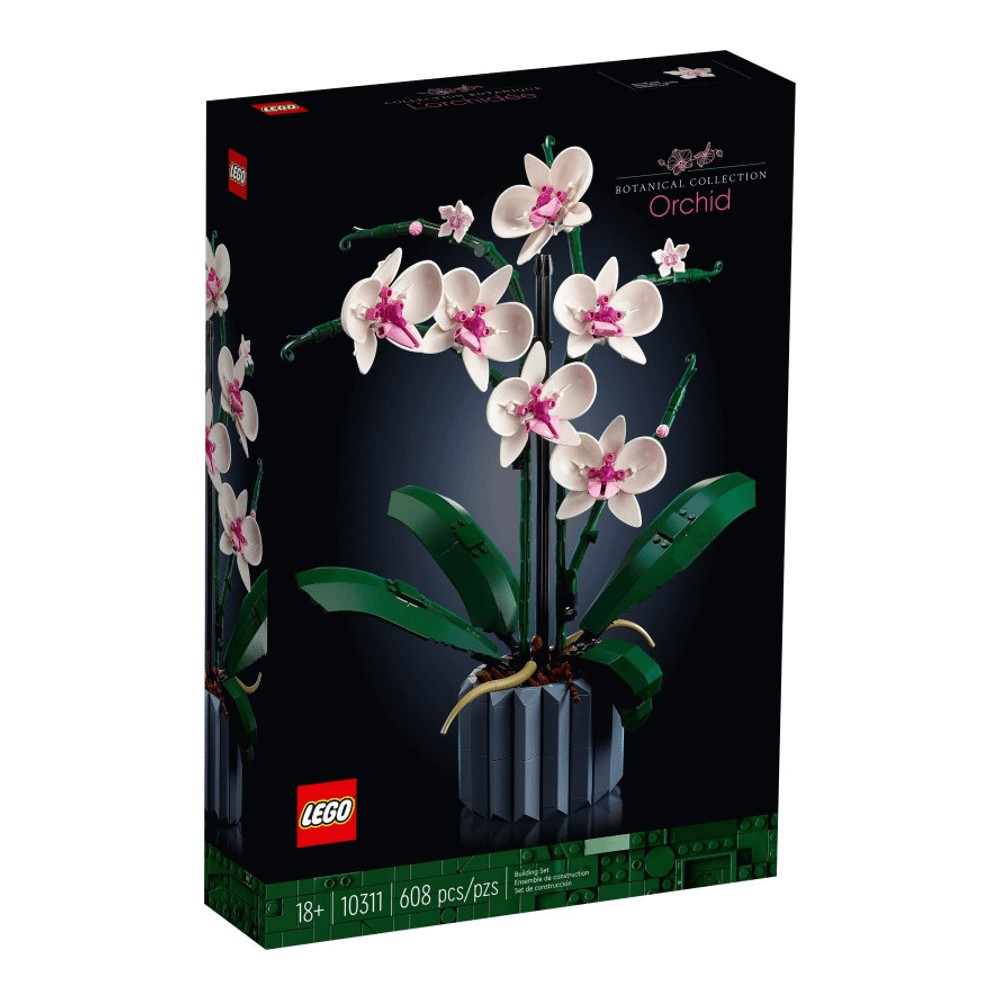 Конструктор LEGO Icons Botanical Collection Орхидея 10311, 608 деталей