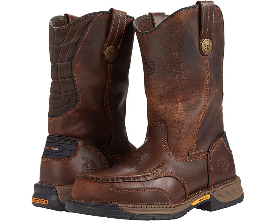 

Ботинки Athens360 11" Moc Steel Toe Georgia Boot, коричневый