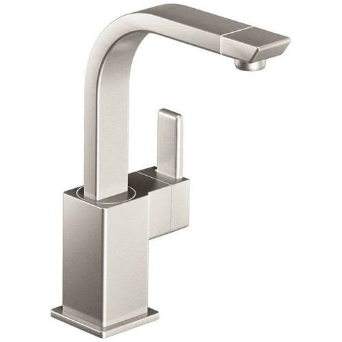 

Барный кран Moen S5170SRS с высокой дугой 90 градусов, spot resist stainless