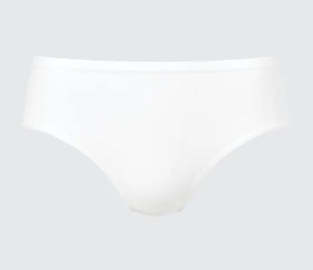 

Нижнее белье со средней посадкой Uniqlo Mid Rise, белый
