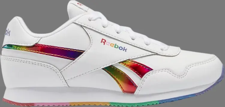 

Кроссовки royal classic jogger 3 little kid 'rainbow' Reebok, белый