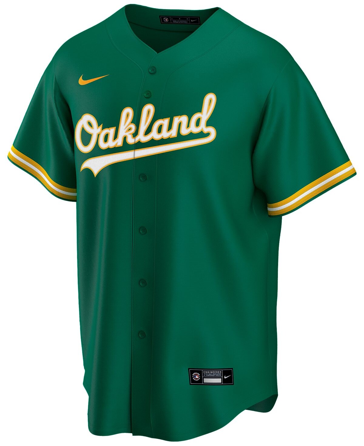

Мужская официальная пустая копия джерси oakland athletics Nike, мульти