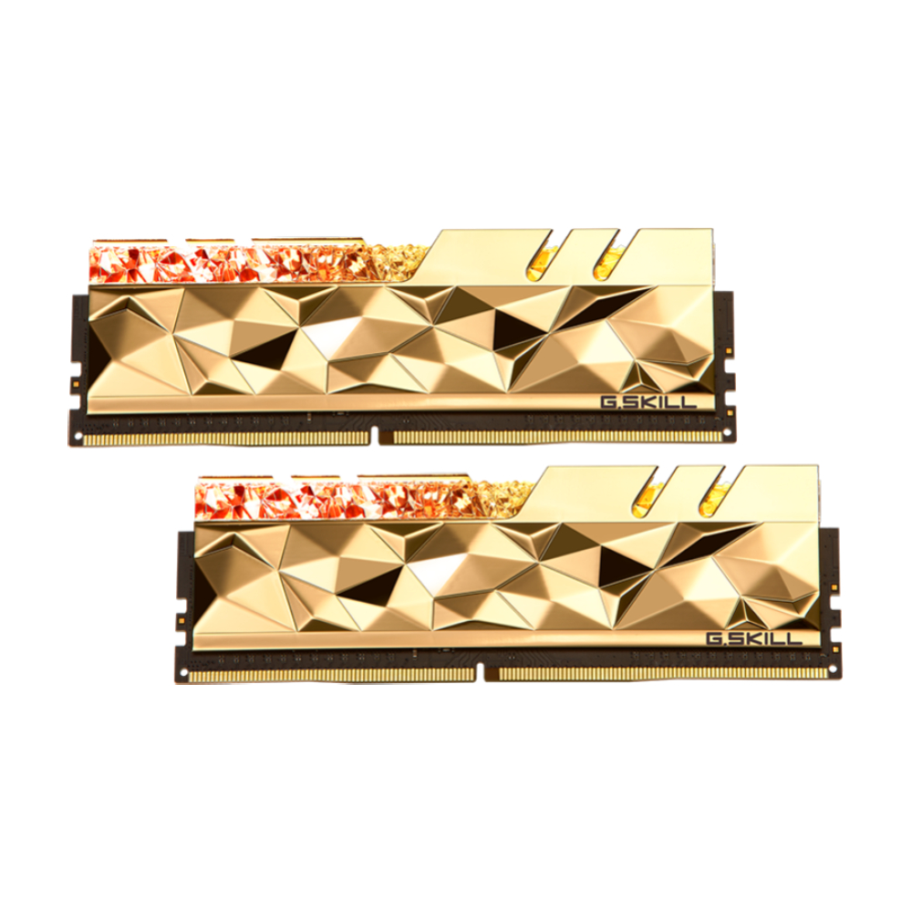 Оперативная память G.SKILL Trident Z Royal Elite, 32 Гб DDR4 (2x16 Гб), 3600 МГц, F4-3600C16D-32GTEGC модуль памяти ddr4 32gb 2 16gb g skill f4 4266c16d 32gtes trident z royal elite silver pc4 34100 4266mhz