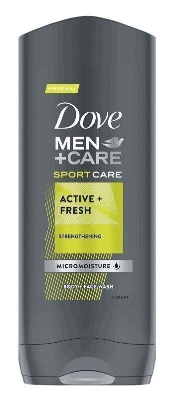 

Dove Men+Care Sport Active+Fresh гель для душа, 400 ml