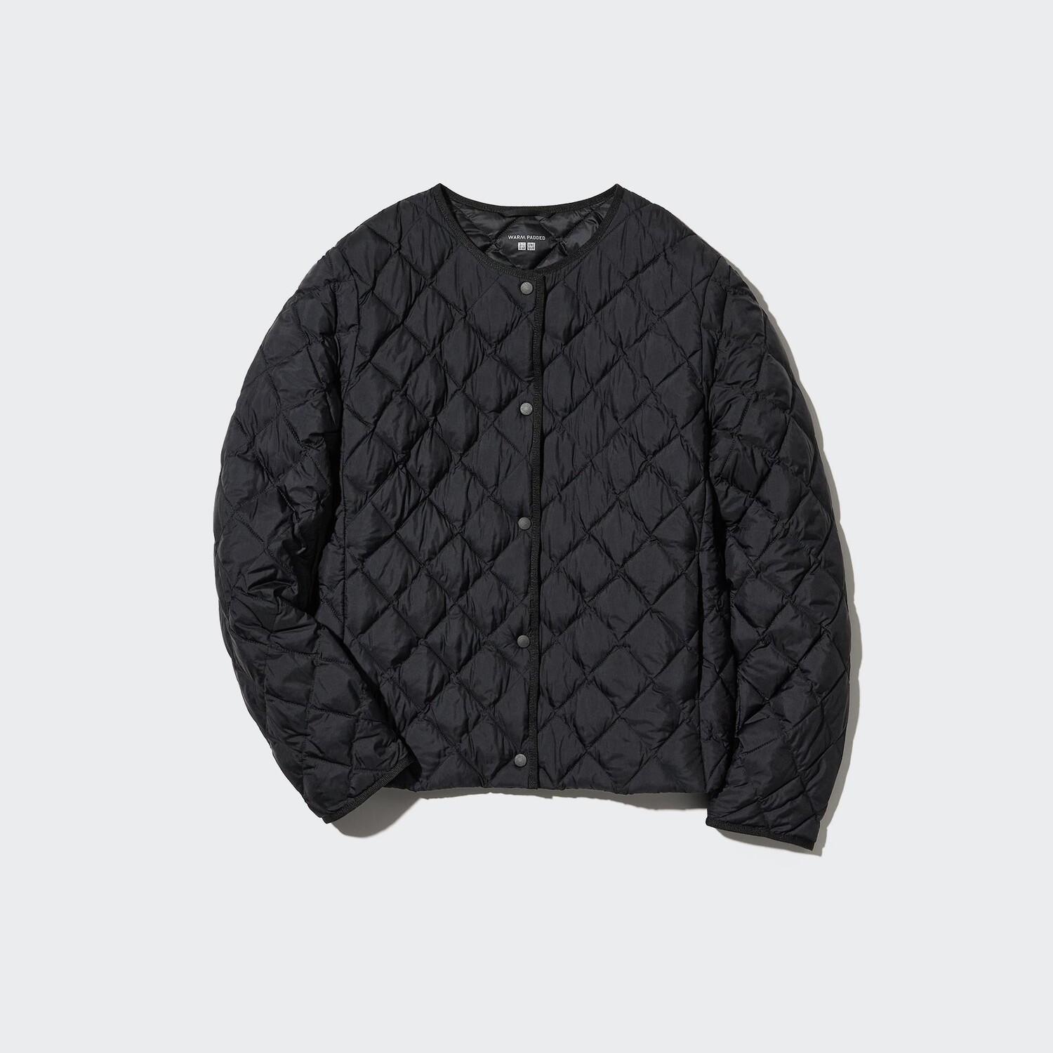 

Теплая стеганая куртка UNIQLO, черный