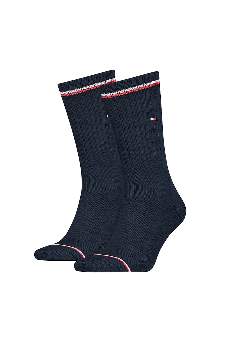 носки женские 2 пары полосатые Длинные полосатые носки – 2 пары Tommy Hilfiger, красный