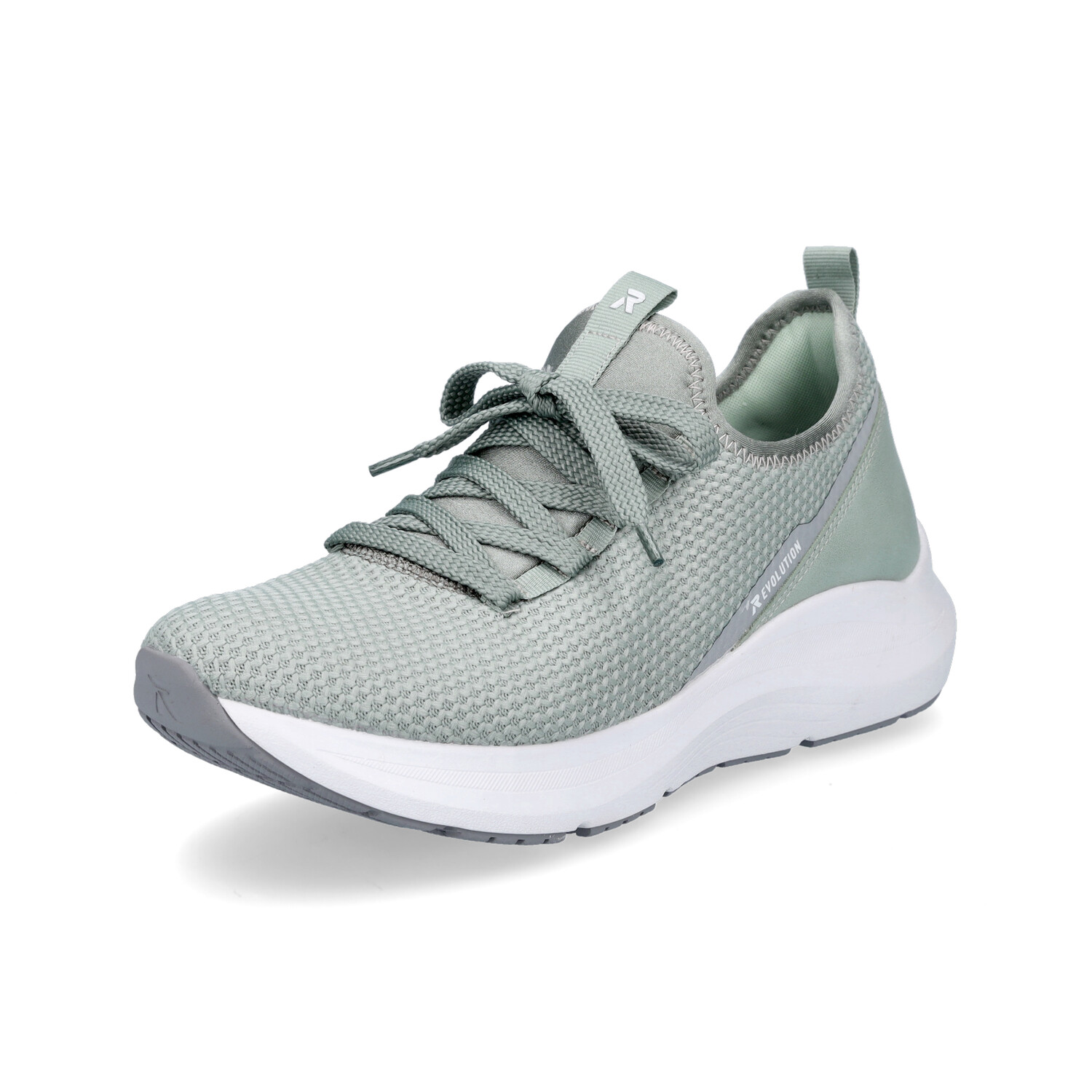 Кроссовки Rieker Evolution Strick Sneaker, цвет mint grün