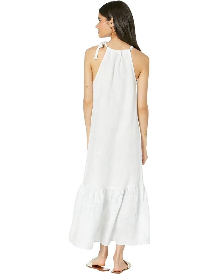

Платье bella dahl Ruffle Hem Halter Maxi Dress, цвет Ocean Tide Cloud Dye