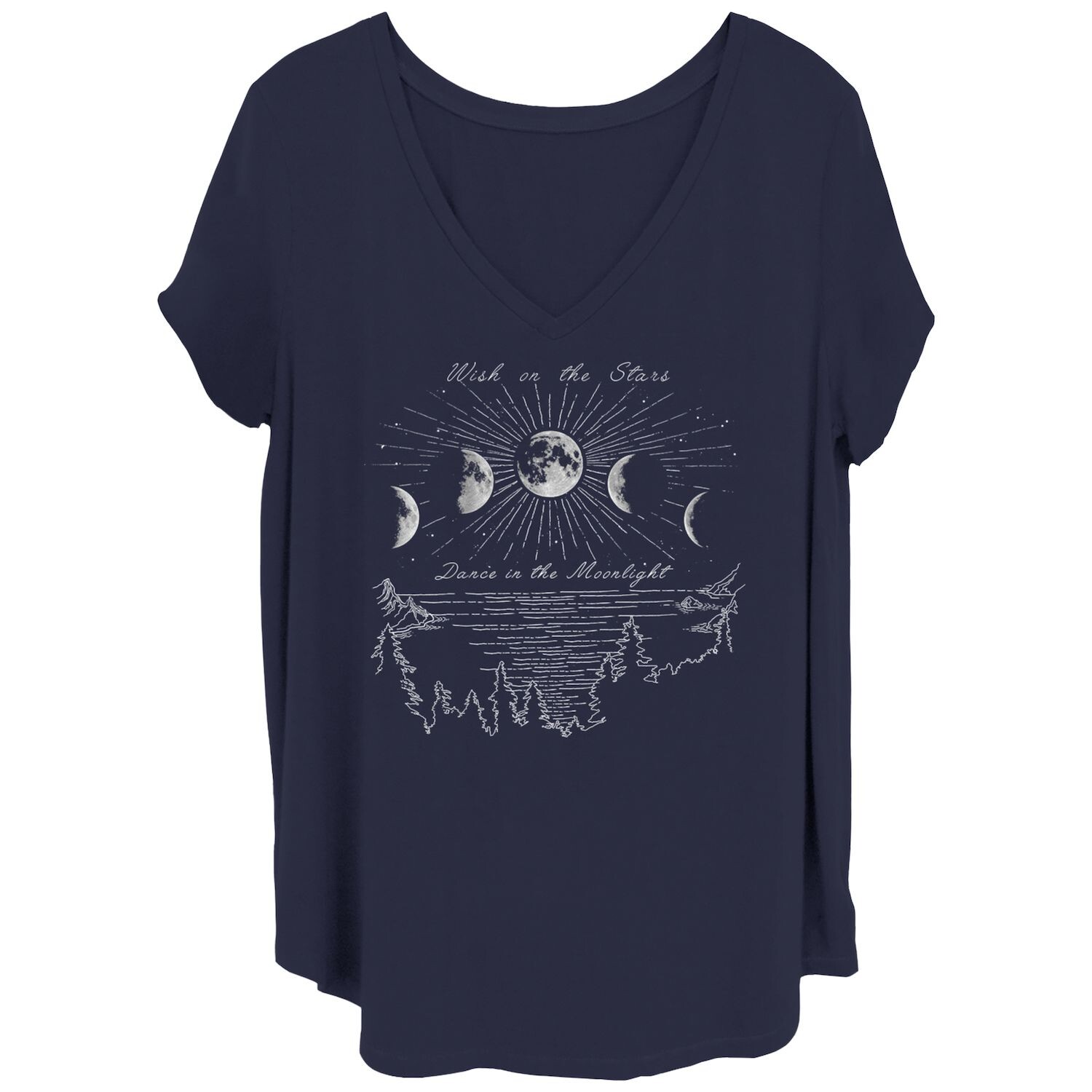 

Футболка Juniors' Wish On The Stars Dance In The Moonlight Unbranded, синий