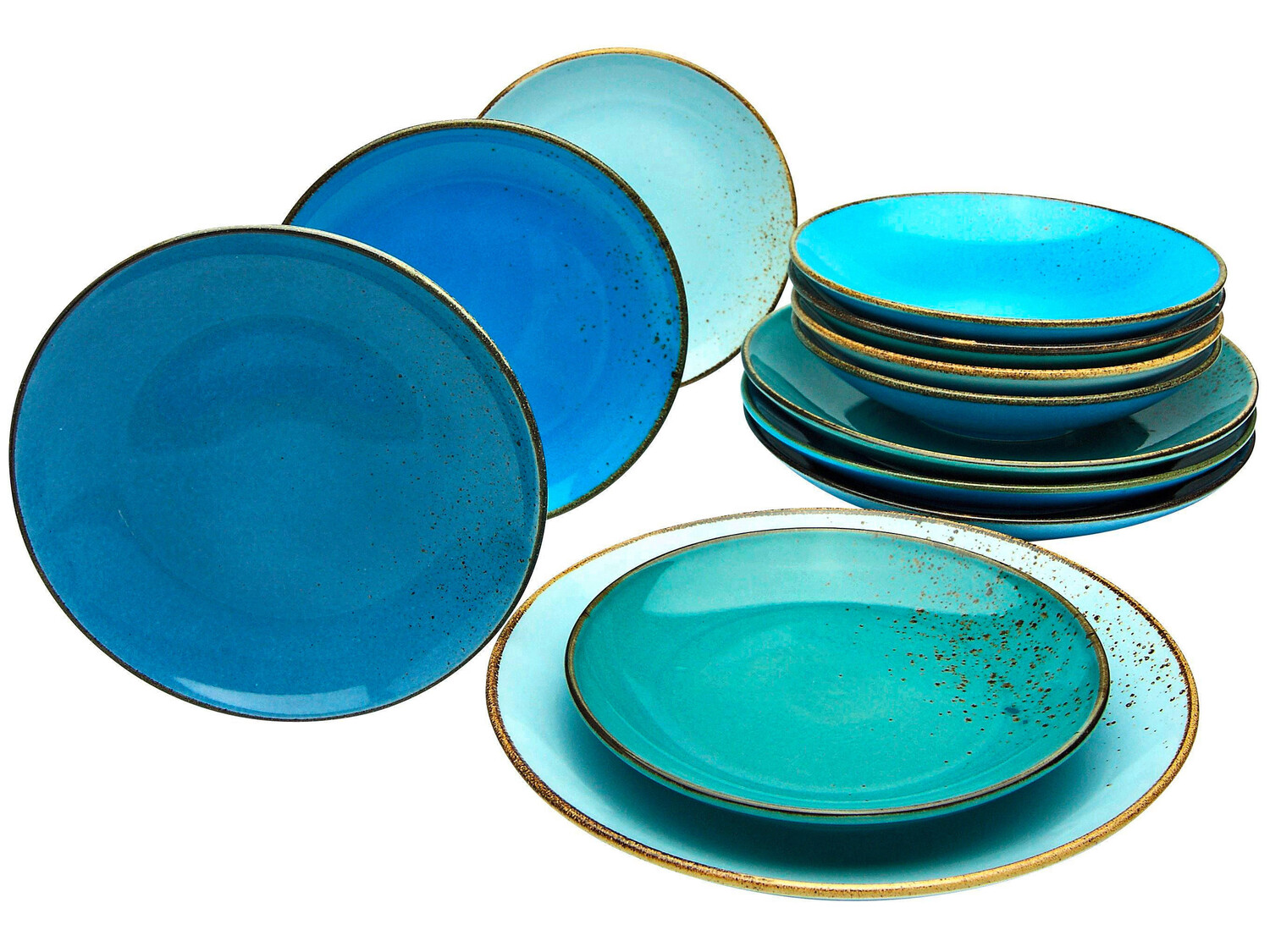 

Столовый набор Creatable, 31,5x31,5x38 см, синий