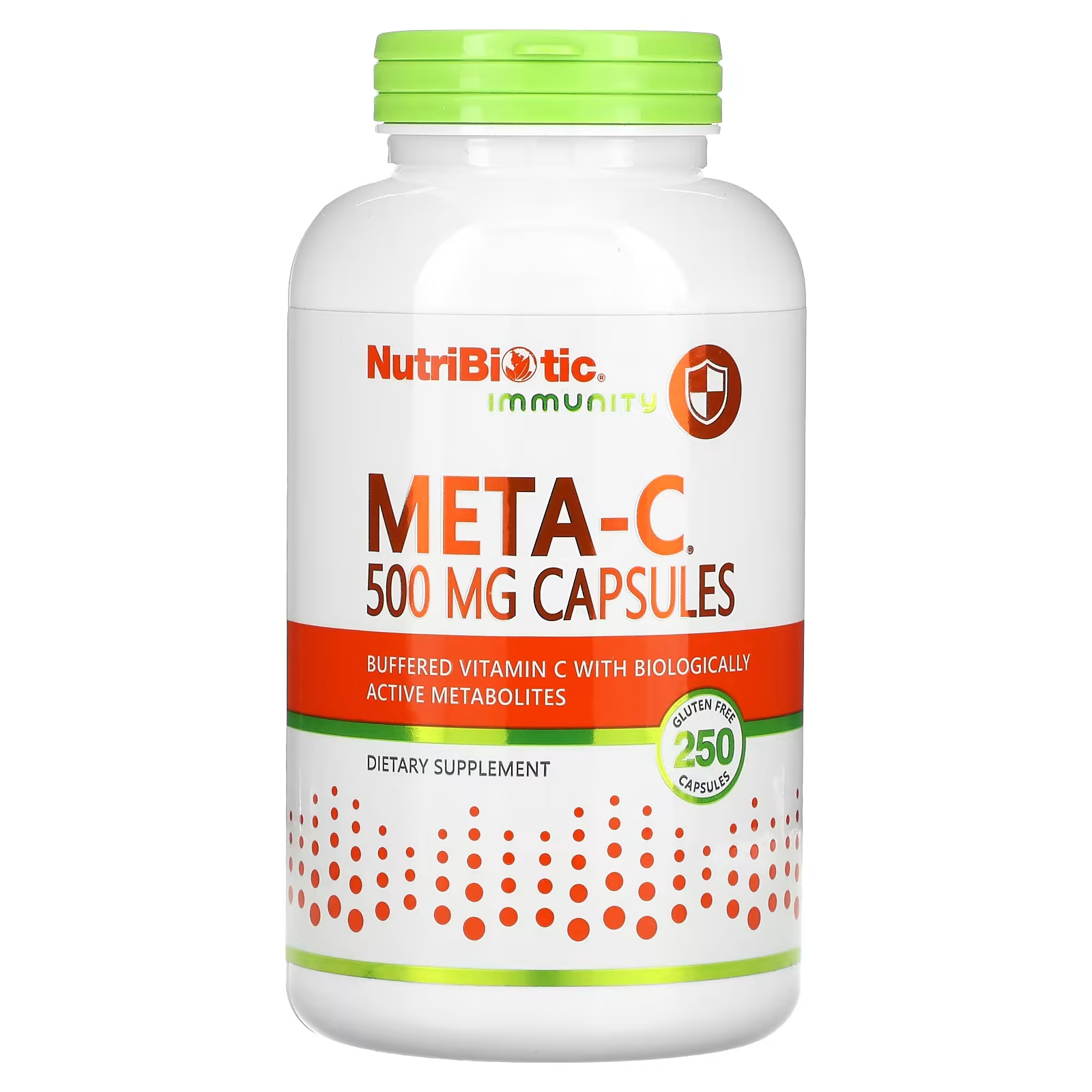 Пищевая добавка NutriBiotic Immunity Meta-C 500 мг, 250 капсул цена и фото