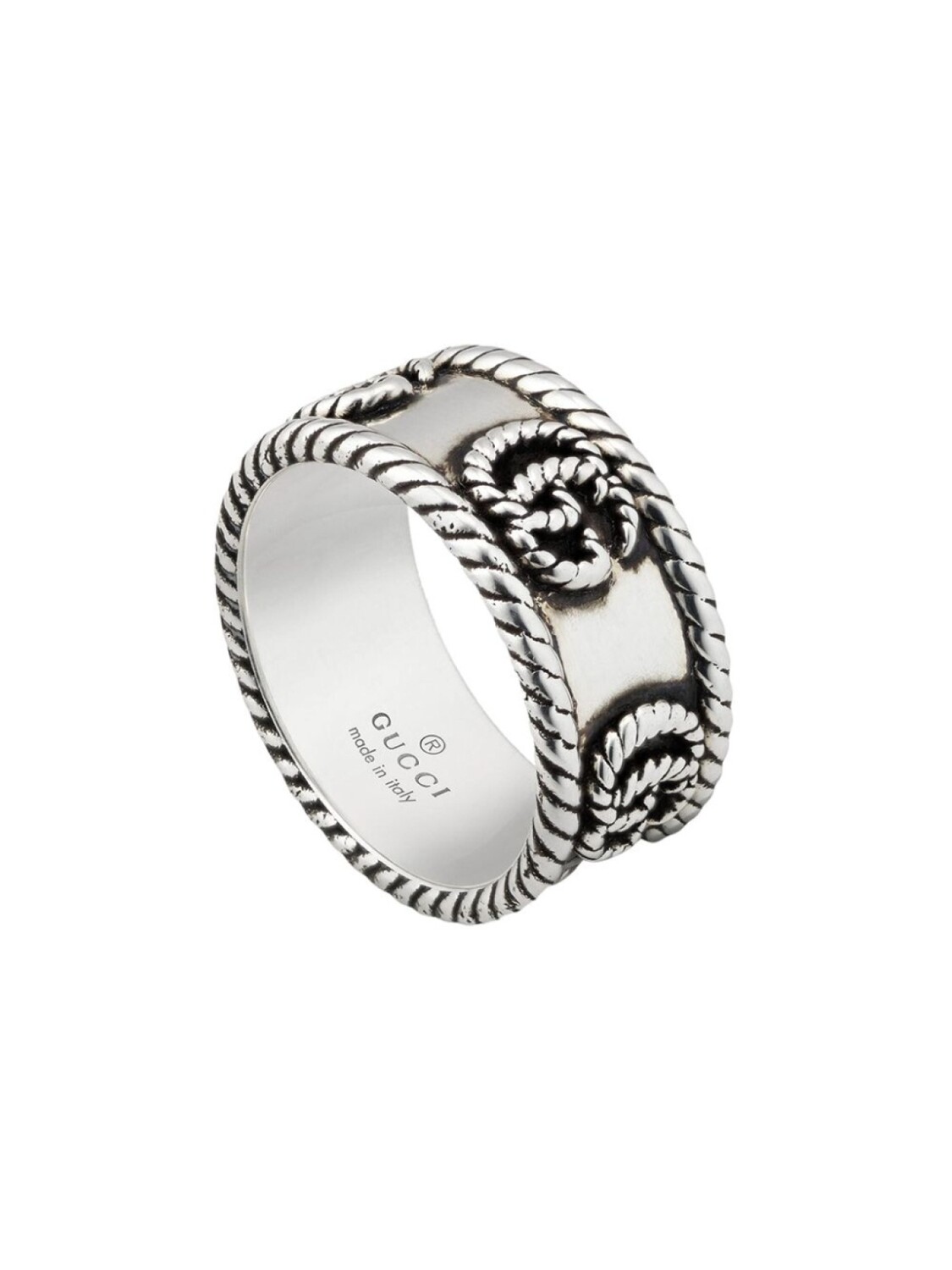 

Серебряное кольцо с логотипом GG Marmont Gucci, серебряный