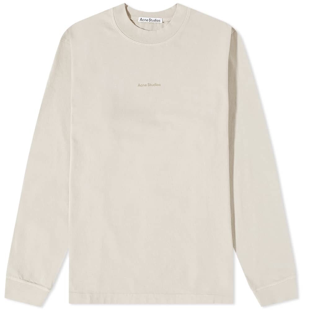 

Футболка Acne Studios Long Sleeve Erwin Stamp Tee, Серый
