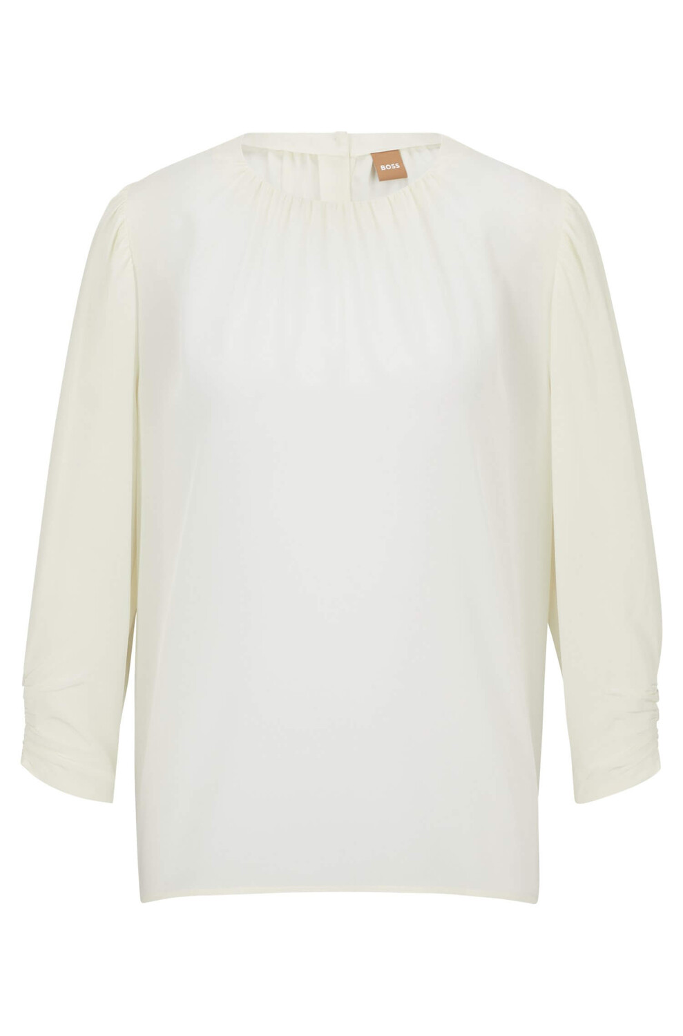 

Блузка Boss Regular-fit Collarless, белый