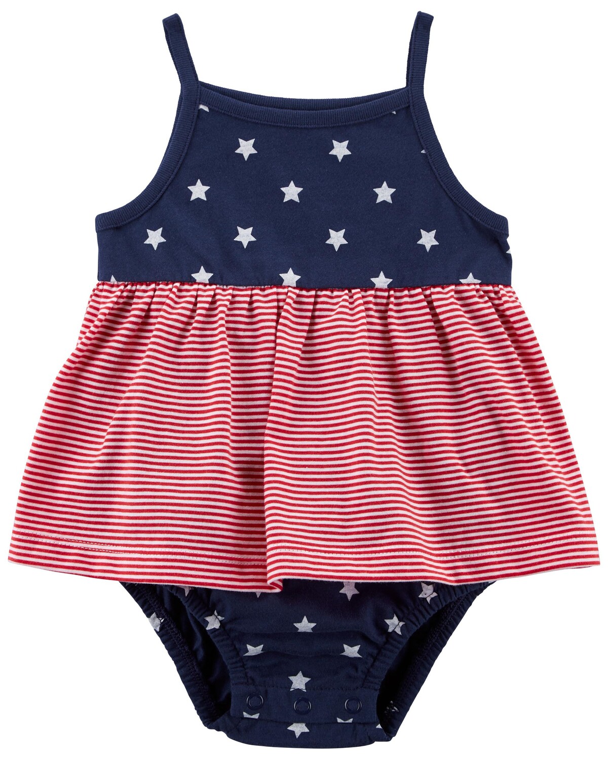 

Платье-боди Baby 4th Of July Carter's, темно-синий/красный