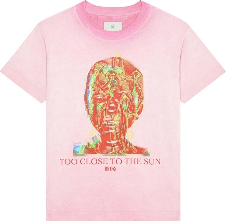 

Футболка Givenchy Oversized T-Shirt 'Bright Pink', розовый