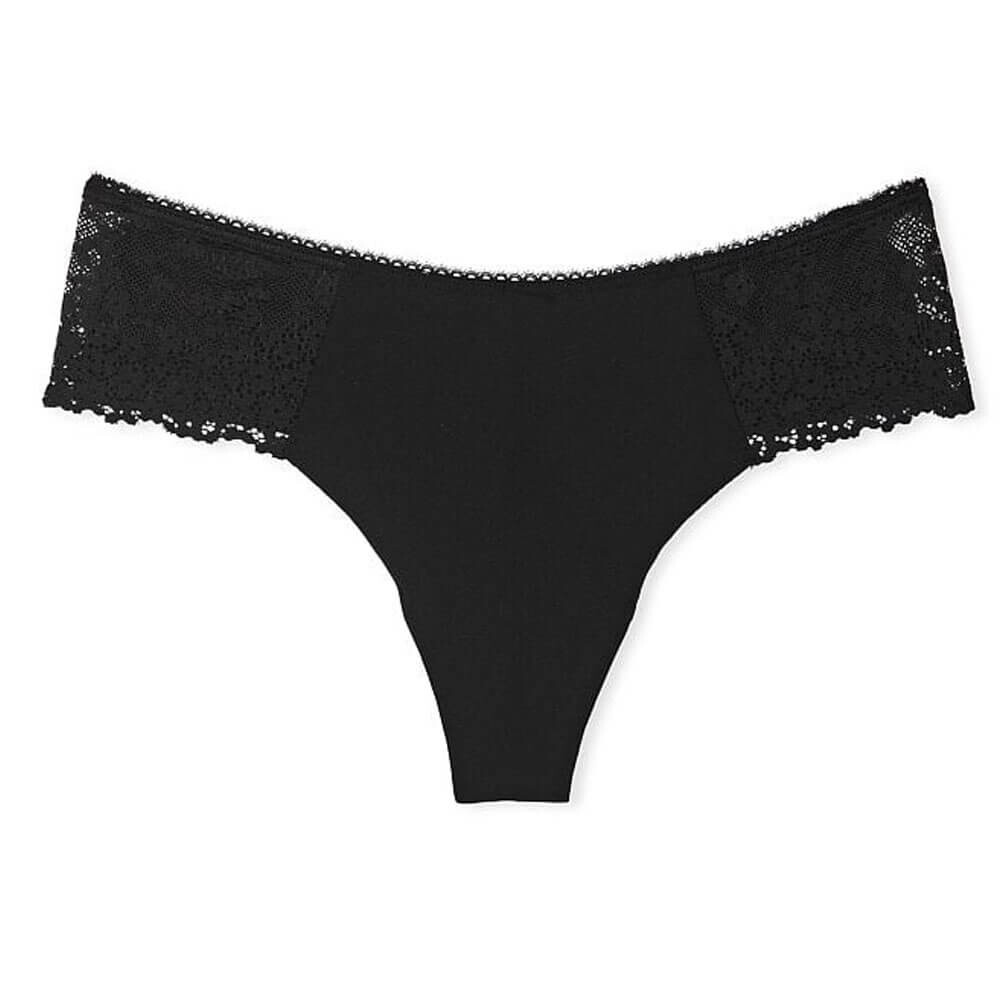 

Трусики-стринги Victoria's Secret Sexy Illusions No-Show Thong, черный