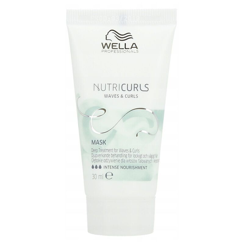 

Wella Professionals Nutricurls маска для кудрявых и волнистых волос, 30 мл